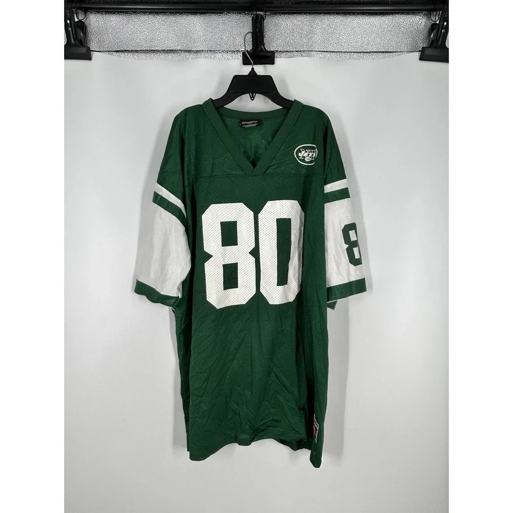 Vintage Logo‎ Athletic New York Jets Wayne Chrebet #80 Jersey Green Mens Size XL